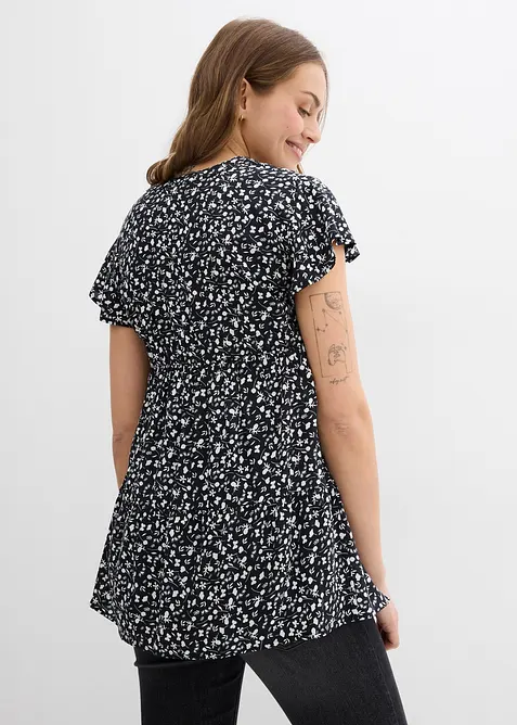 2-in-1 zwangerschaps- en borstvoedingsblouse van vloeiende viscose, bonprix