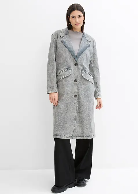 Trenchcoat van twill, bonprix