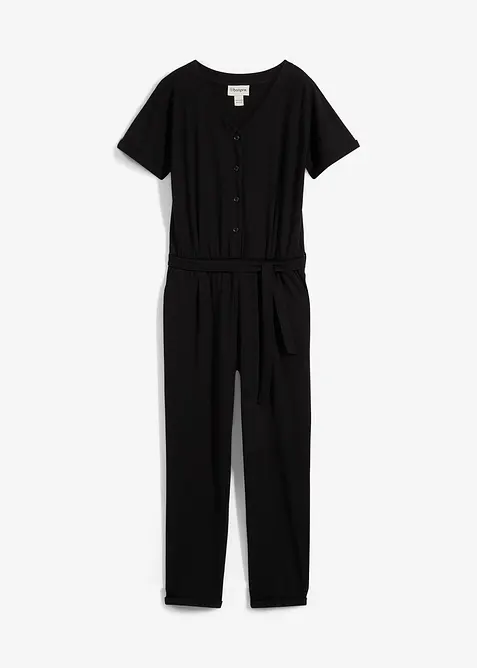 Jersey jumpsuit met biologisch katoen, bonprix