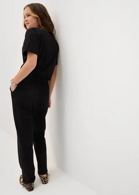 Jersey jumpsuit met biologisch katoen, bonprix