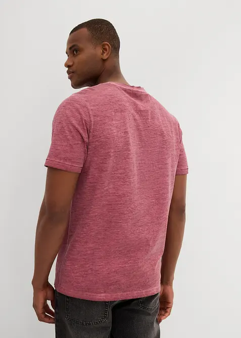 T-shirt van biologisch katoen in washed out look, bonprix