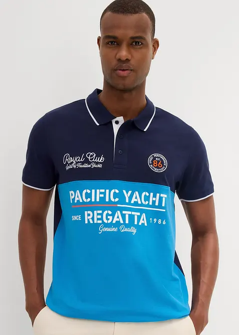 Poloshirt van puur biologisch katoen, korte mouwen, bonprix