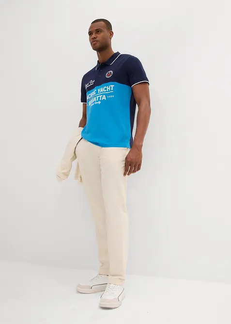 Poloshirt van puur biologisch katoen, korte mouwen, bonprix