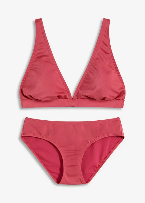 Bikini van glanzend materiaal (2-dlg. set), bonprix