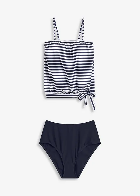 Oversized tankini met afneembare bandjes (2-dlg. set), bonprix
