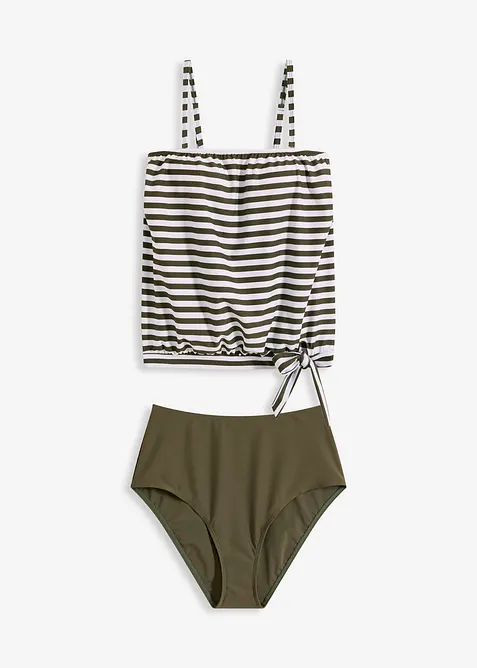 Oversized tankini met afneembare bandjes (2-dlg. set), bonprix