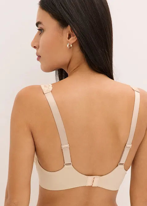 Beugel bh met sierlijk kant (set van 2), bonprix