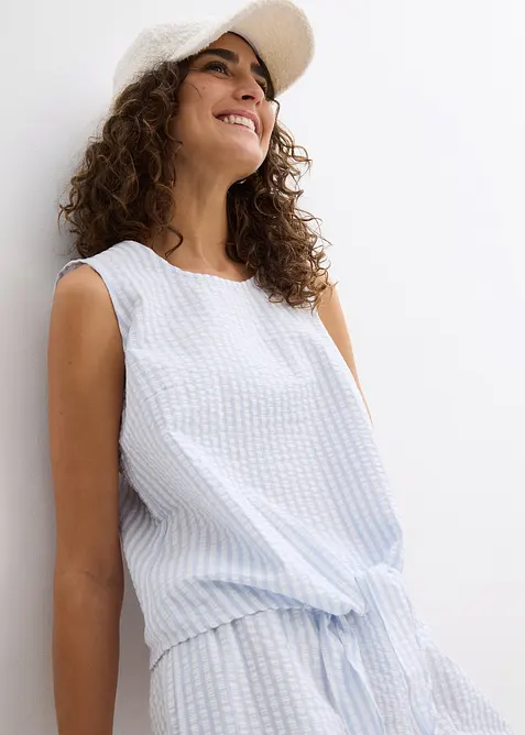 Blousetop van puur katoen, bonprix