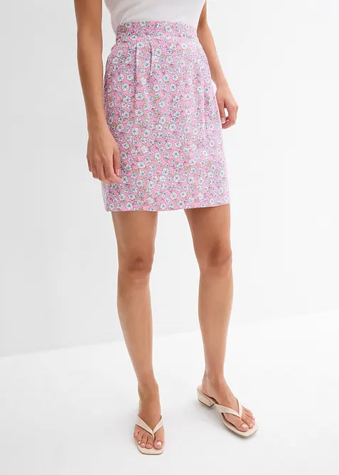 Minirok van vloeiende viscose, bonprix