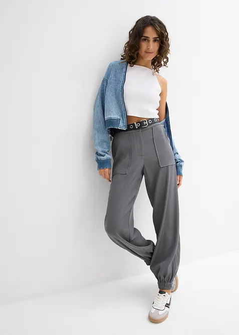 Ribtop van biologisch katoen, bonprix