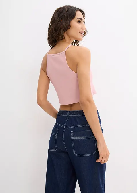 Ribtop van biologisch katoen, bonprix