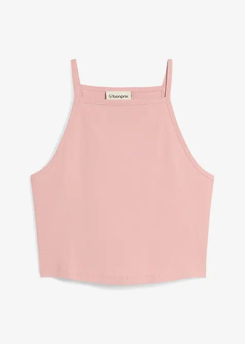 Ribtop van biologisch katoen, bonprix