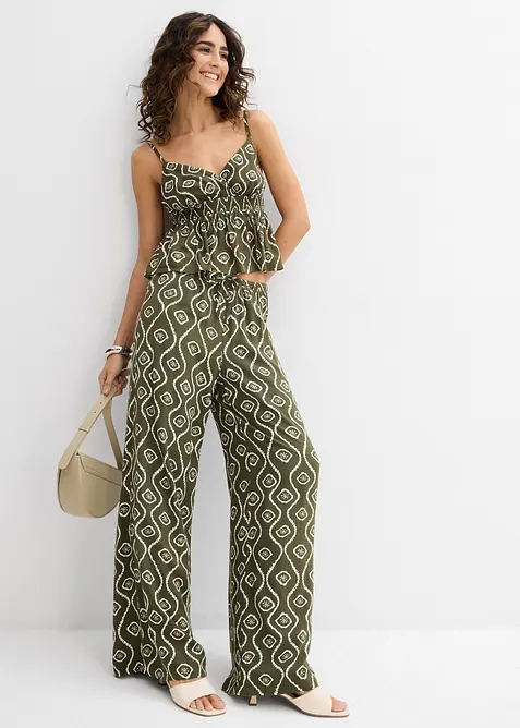 Instapbroek van soepele viscose, bonprix