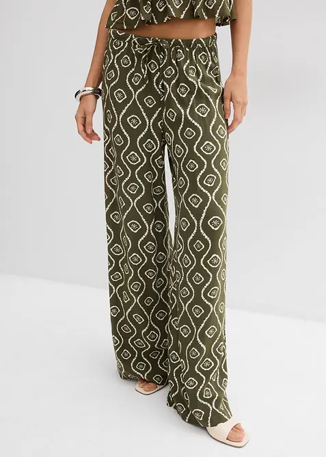 Instapbroek van soepele viscose, bonprix