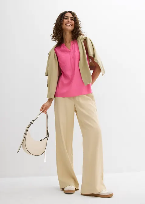 Blousetop van soepele viscose, bonprix