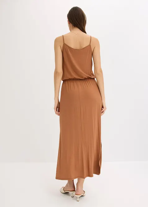 Jersey jurk met kant, bonprix