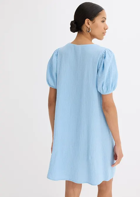 Korte jurk van mousseline, bonprix