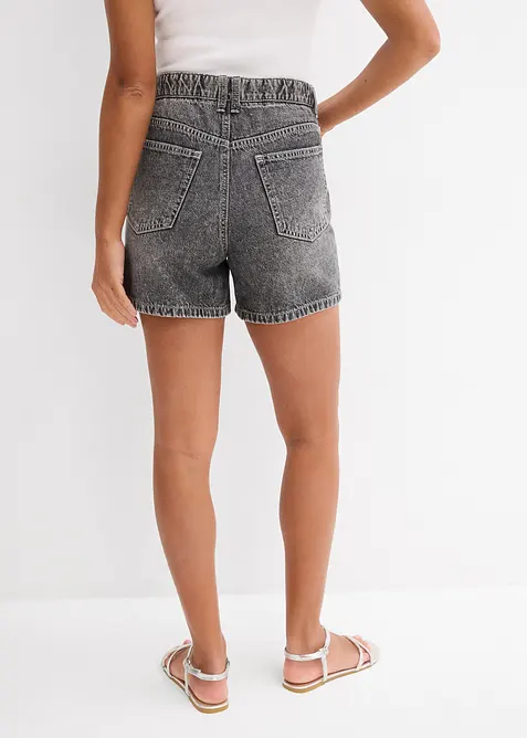 Jeans short high waist, low stretch, bonprix