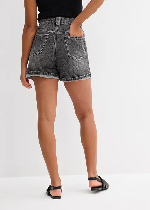 Jeans short high waist, low stretch, bonprix