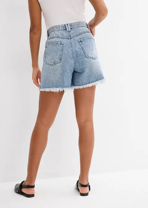 Jeans short high waist, low stretch, bonprix