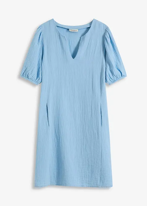 Korte jurk van mousseline, bonprix