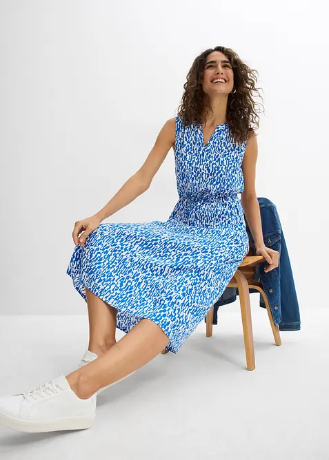 Maxi jurk van soepel vallende viscose, bonprix