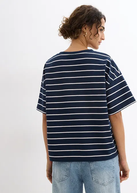 Sweater in een zachte katoenmix, bonprix