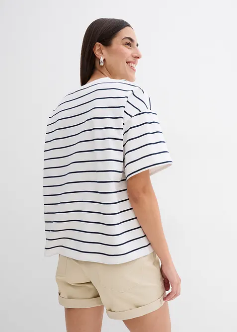 Sweater in een zachte katoenmix, bonprix