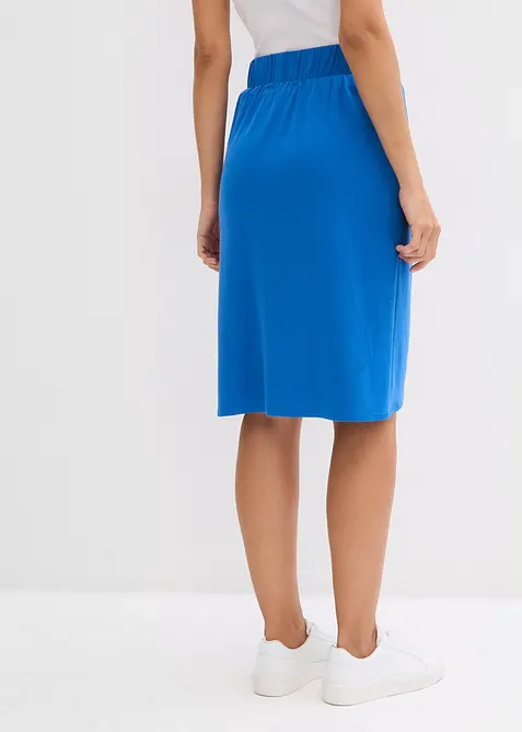 Jersey rok gemaakt van een vloeiende viscosemix, bonprix