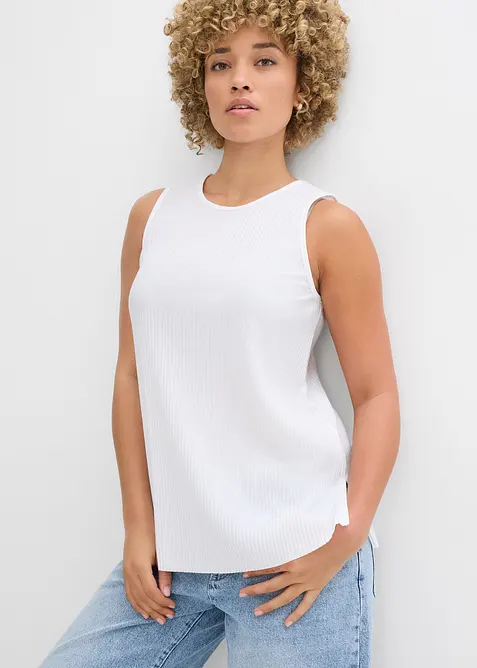 Blousetop met gerecycled polyester, bonprix