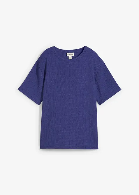 Shirt van borken crèpe, bonprix