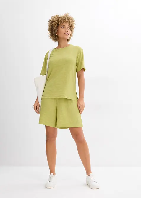 Instapshort van borken crèpe, bonprix