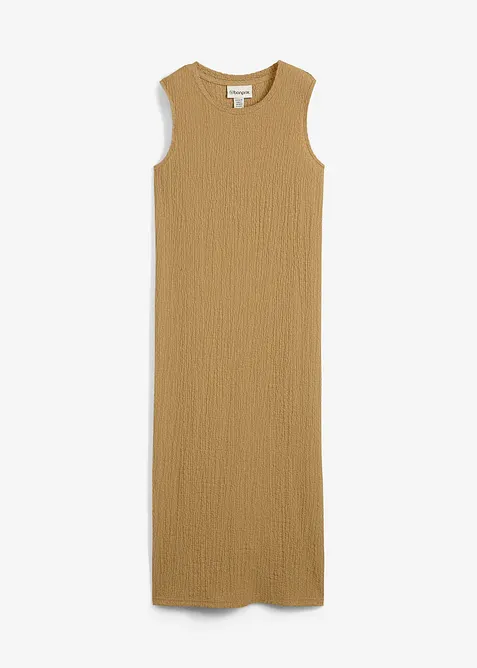 Jersey jurk van borkencrèpe, bonprix