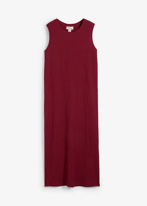 Jersey jurk van borkencrèpe, bonprix