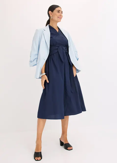 Jurk met strikdetail, bonprix