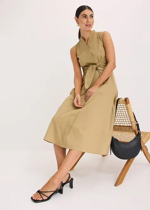 Jurk met strikdetail, bonprix