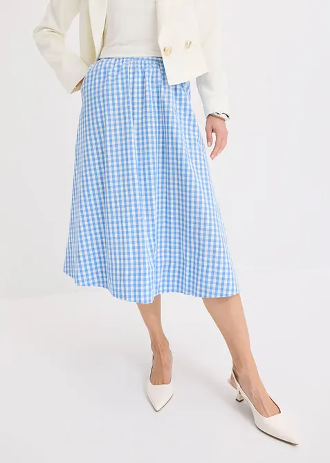 Midi rok van puur katoen, bonprix