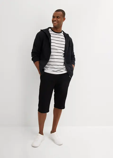 Lange bermuda van luchtige mousseline, loose fit, bonprix