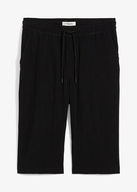 Lange bermuda van luchtige mousseline, loose fit, bonprix