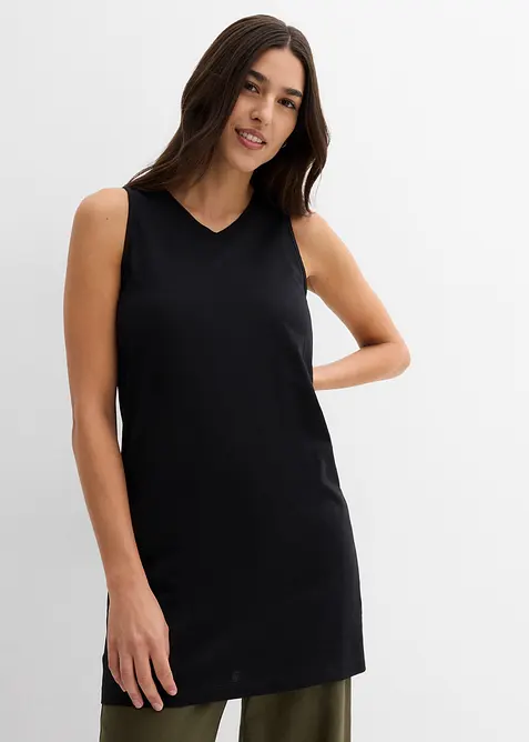 Long top van puur biologisch katoen, ( set van 2), bonprix