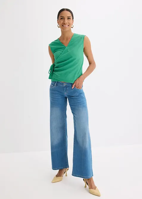 Shirt van jersey in wikkellook, bonprix