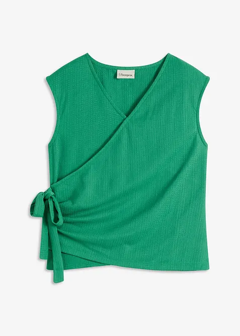 Shirt van jersey in wikkellook, bonprix