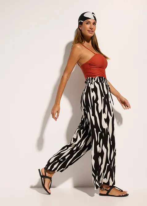 Strandbroek van viscose, bonprix