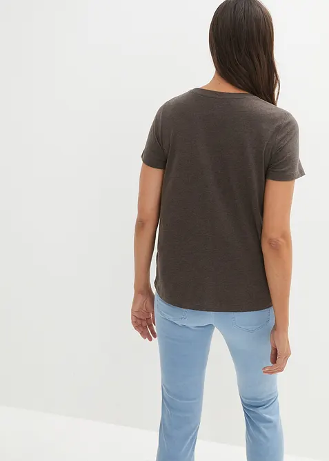 Zwangerschapsshirt / voedingsshirt (set van 2) van biologisch katoen, bonprix