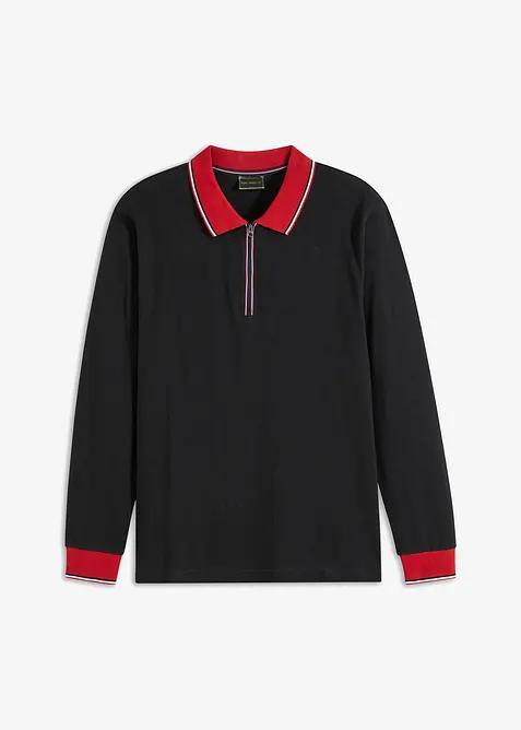 Poloshirt met lange mouwen, bonprix