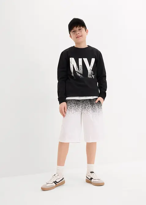 Jongens bermuda van biologisch katoen (set van 2), bonprix