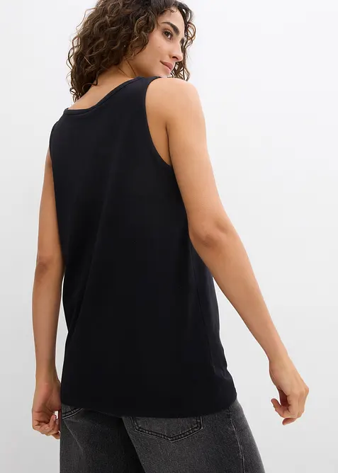 Top van puur biologisch katoen (set van 2), bonprix