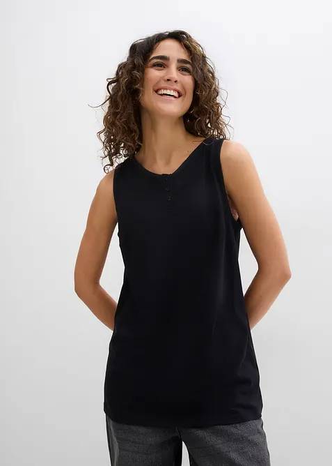 Top van puur biologisch katoen (set van 2), bonprix