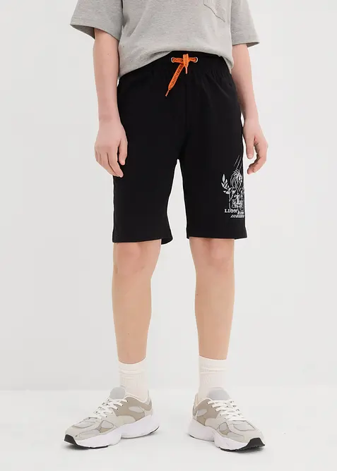 Jersey bermuda van biologisch katoen (set van 2), bonprix