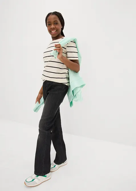 T-shirt van puur biologisch katoen ( set van 2), bonprix